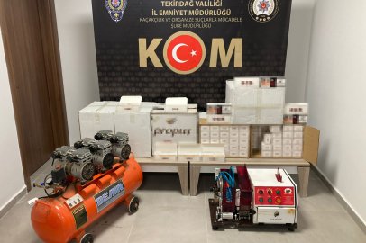 ŞARKÖY’DE KAÇAK SİGARA OPERASYONU