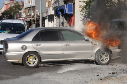 SEYİR HALİNDEYKEN ALEV ALDI