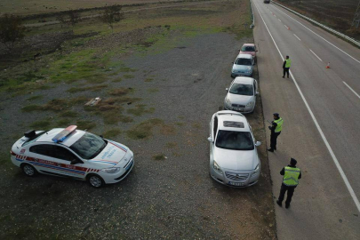 Jandarmadan drone destekli denetim