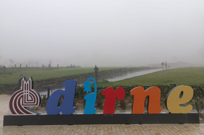 Edirne güne yoğun sis ile başladı