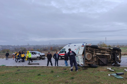 Kırklareli'nde feci kaza: 1 ölü 2 yaralı