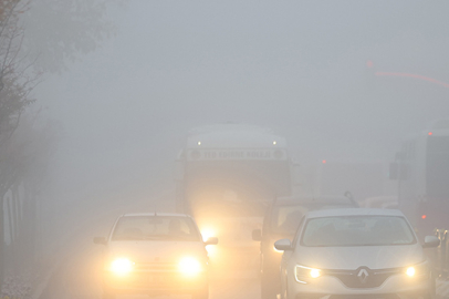 Edirne sisli bir sabaha uyandı