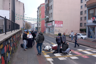 Tekirdağ’da motosiklet yayaya çarptı