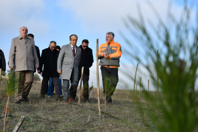 Lüleburgaz'da 1923 fidan toprakla buluştu