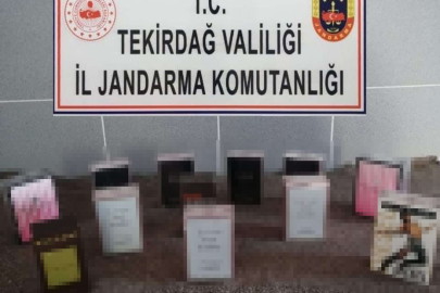 Hayrabolu’da kaçak parfüm ele geçirildi