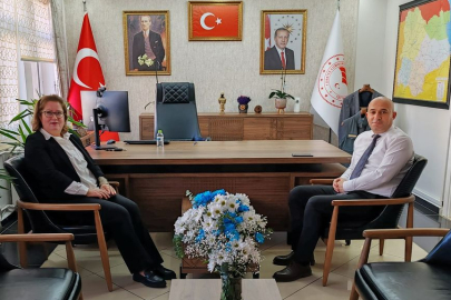 Tarım ve Orman Müdürü Karaca'ya ziyaret