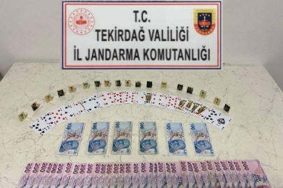 Tekirdağ'da kumar operasyonu