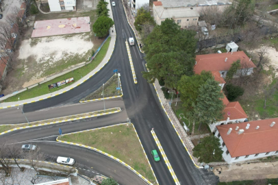 Atatürk Caddesi’nde sıcak asfalt yapımı tamamlandı