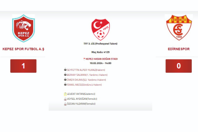 Edirnespor lidere yenildi