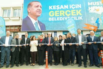Keşan'da AK Parti Seçim Koordinasyon Merkezi açıldı