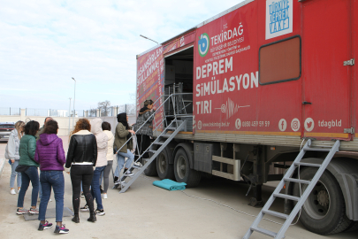 Deprem Simülasyon TIR’ı, TREDAŞ’ta