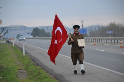 "Torundan Dedeye Vefa Yürüyüşü" Keşan’a ulaştı