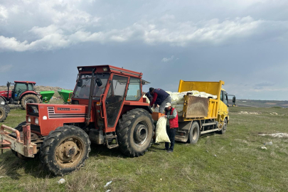 Kırklareli İl Tarım’dan gübreleme uygulaması