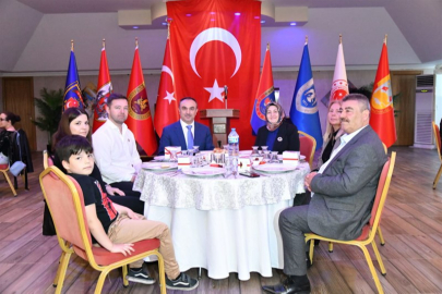 Soytürk jandarma, şehit aileleri ve gazilerle iftar yaptı