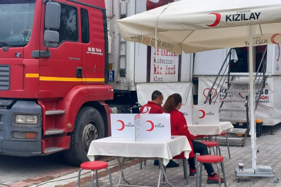 Kızılay Kan Bağışı TIR'ı Havsa’da