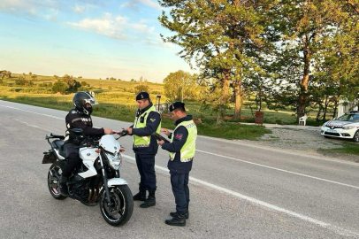 Jandarmadan motosiklet sürücülerine bilgilendirme