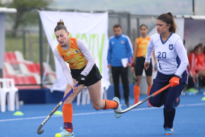 Açık Alan Hokey Süper Ligi'nin play-off şampiyonluk maçları sürüyor