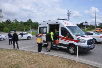 Lüleburgaz’da kaza: 1 yaralı