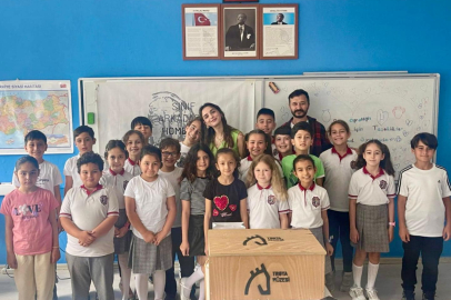 "Sınıf Arkadaşım Homeros Projesi" Bayramiçli Öğrencilere Tanıtıldı