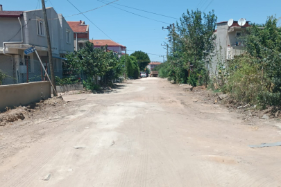 Havsa'da Bozulan Yollar Yenileniyor