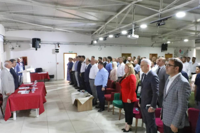 Kırklareli Valisi Ekici, Babaeski'de Muhtarlarla Bir Araya Geldi