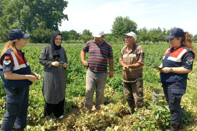 Çiftçilik Yapan Vatandaşlara KADES Tanıtıldı