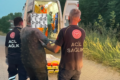 Dereye Düşen Kişi İtfaiye Ekiplerince Kurtarıldı