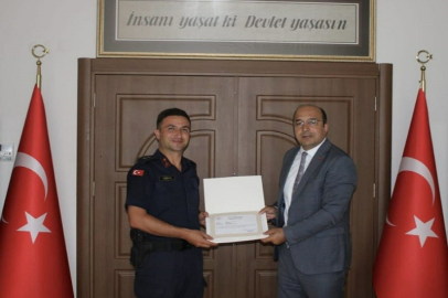 Ergene İlçe Jandarma Komutanlığı'nda Görev Değişimi