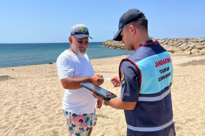 Jandarma Tatilcilerin Güvenliğini Sağlıyor