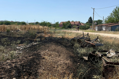 Kırklareli'nde Otluk Alanda Çıkan Yangın Söndürüldü