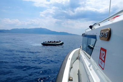 Ayvacık Açıklarında 17 Kaçak Göçmen Yakalandı