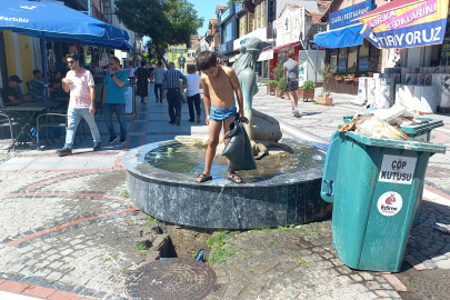 Süs Havuzunda Tehlikeli Serinleme