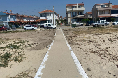 Altınkum Sahilinde Engelli Yolunun Açılışı Gerçekleşti
