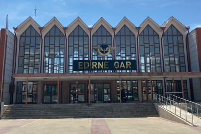 Edirne Tren Garında Hırsızlık