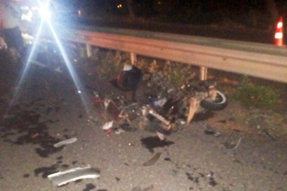 Motosiklet Sürücüsü Kazada Hayatını Kaybetti