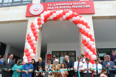 Bakan Göktaş, Çanakkale'de Aile ve Sosyal Hizmetler İl Müdürlüğünün Yeni Binasını Açtı
