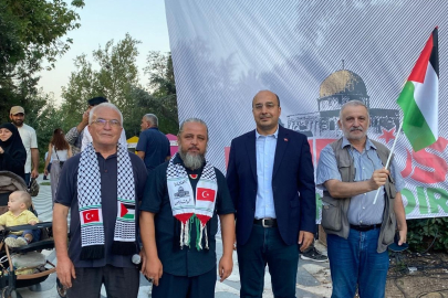 Çorlu'da Gazze Çadırı İlgi Topladı