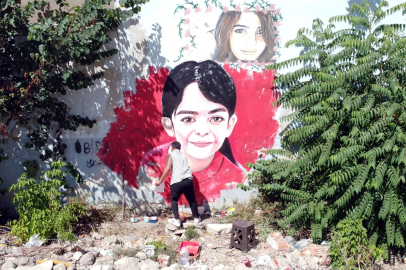 Azeri Asıllı Ressam, Narin'in Resmini Duvara Çizdi