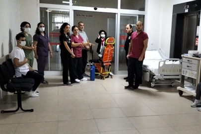 Muratlı Devlet Hastanesi’nde Afet ve Acil Durum Tatbikatı