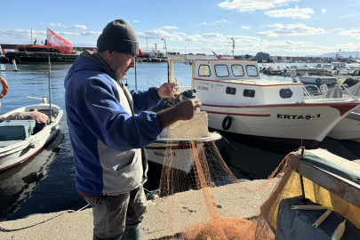 Tekirdağlı Balıkçılar Avlarına "Poyraz" Molası Verdi