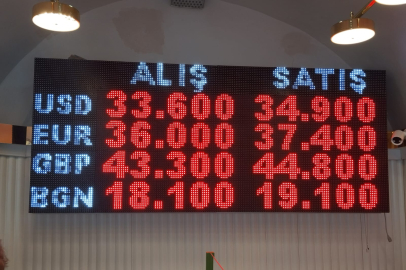 Leva, Geçen Haftaya Göre 20 Kuruş Geriledi