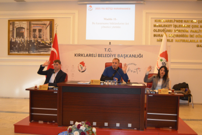 Kırklareli Belediyesi 2025 Yılı Tahmini Bütçesi Belirlendi