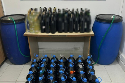 Yılbaşı Öncesi Kaçak İçkiye Darbe: Yaklaşık Bir Ton Ele Geçirildi