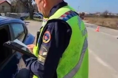 Kırklareli'nde Jandarma Ekipleri Trafik Denetimi Yaptı