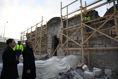 Sanayi Kışlası ve Gazimihal Hamamı’nda Çalışmalar Sürüyor