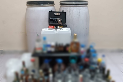 Tekirdağ'da 168 Litre Sahte İçki ve 55 Litre Etil Alkol Ele Geçirildi