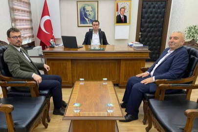 Müdür Can’dan Kaymakam Uşen’e Veda Ziyareti