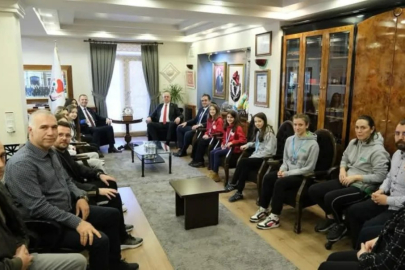 Kırklarelili Sporcular Başkan Bulut’u Ziyaret Etti