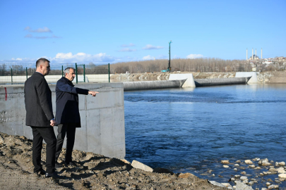 Vali Sezer, Meriç Nehri Kenarındaki Düzenleme Çalışmalarını İnceledi