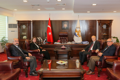 Letonya Büyükelçisi Şule Öztunç, Rektör Hatipler’i Ziyaret Etti